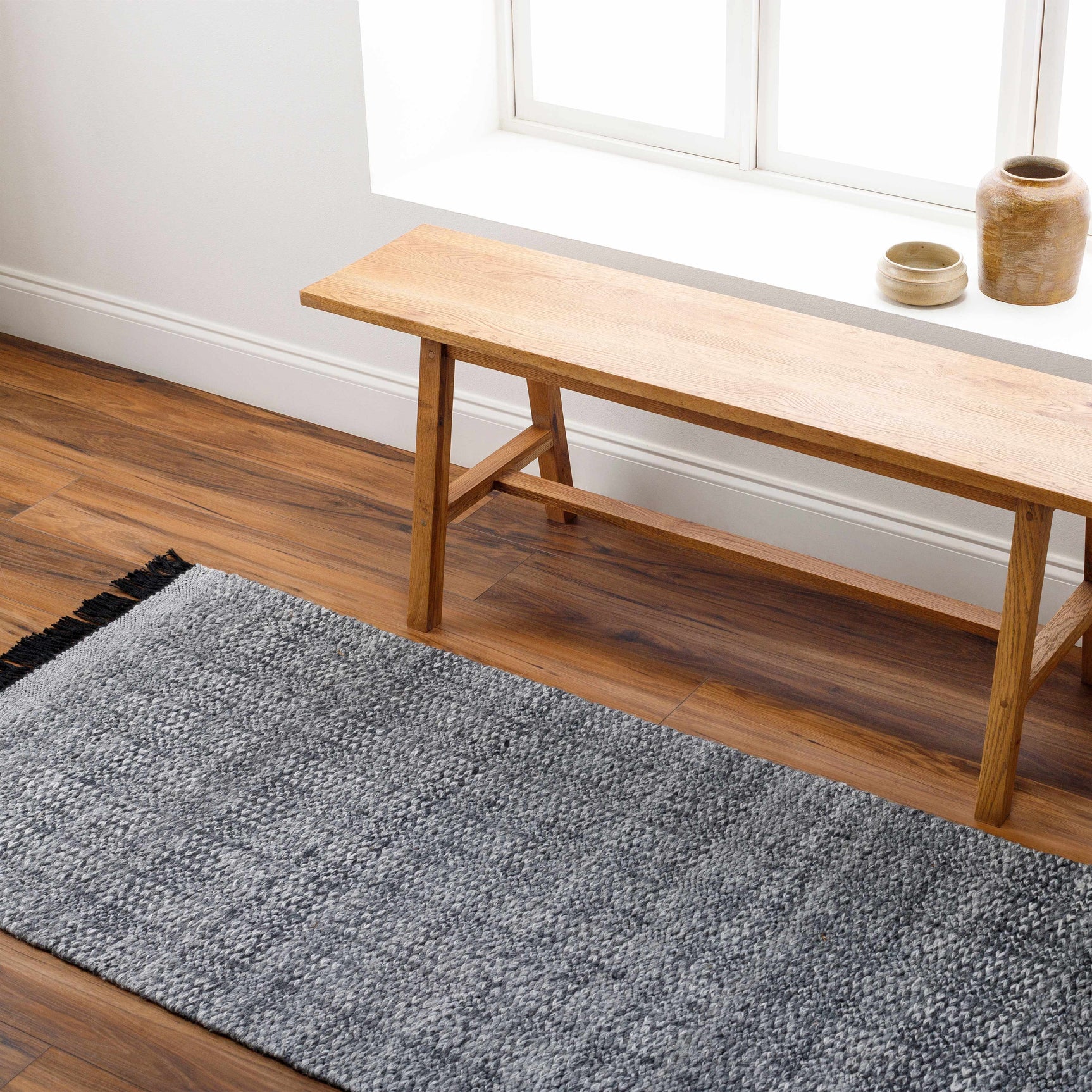 Dark Gray Anane Area Rug - Clearance - Ornate Home