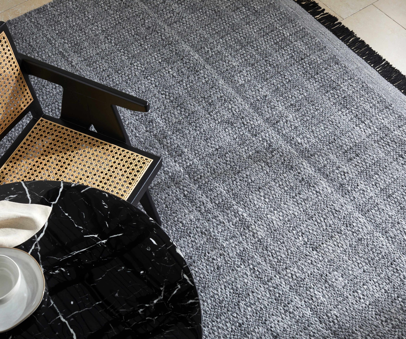 Dark Gray Anane Area Rug - Clearance - Ornate Home