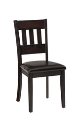Dark Rustic Prairie Dark Brown Dining Table w/(4) Chairs - Ornate Home