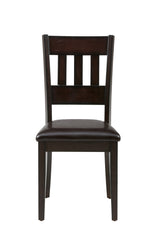 Dark Rustic Prairie Dark Brown Dining Table w/(4) Chairs - Ornate Home
