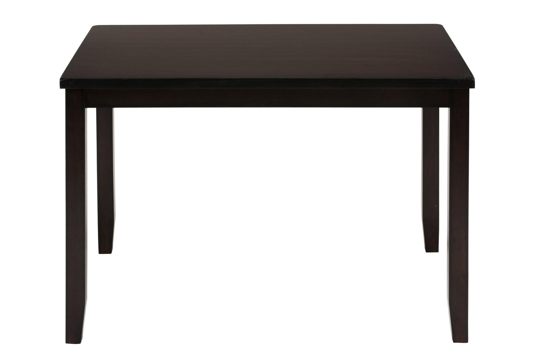 Dark Rustic Prairie Dark Brown Dining Table w/(4) Chairs - Ornate Home