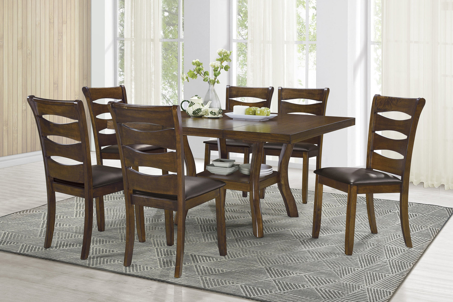Darla Brown Dining Table - Ornate Home