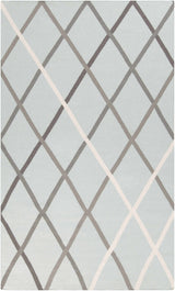Darlaston Gray Trellis Wool Area Rug - Clearance - Ornate Home