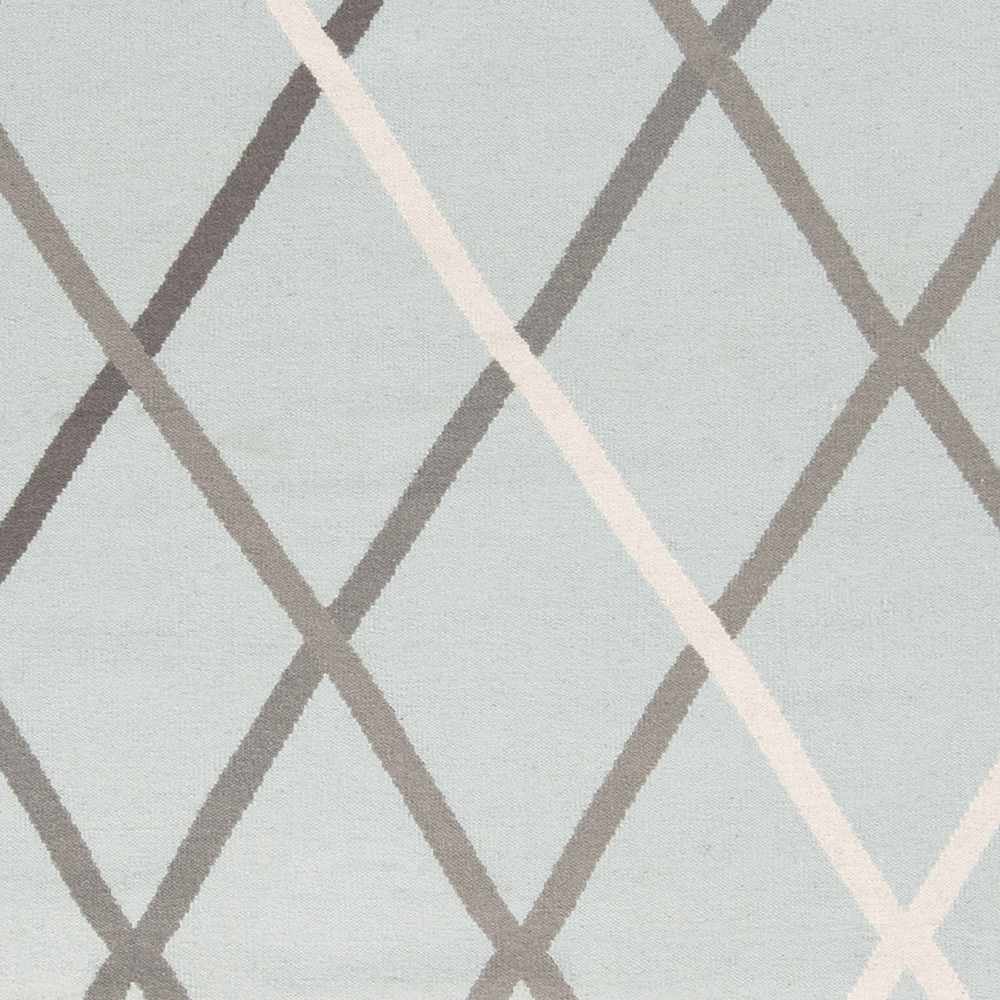 Darlaston Gray Trellis Wool Area Rug - Clearance - Ornate Home