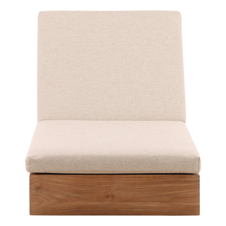 Darlene Sand Outdoor Chaise - Ornate Home