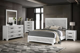 Darlene White 5 Pc. Queen Bedroom Set w/ Chest - Ornate Home