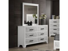 Darlene White Dresser - Ornate Home