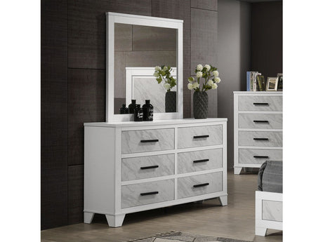 Darlene White Dresser - Ornate Home