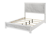 Darlene White E.King Bed - Ornate Home