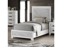 Darlene White Full Bed - Ornate Home