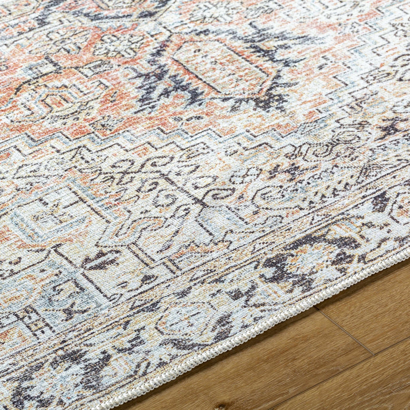 Darling Machine Woven Becki Owens x LIVABLISS BODA-2303 Washable Area Rug - Ornate Home