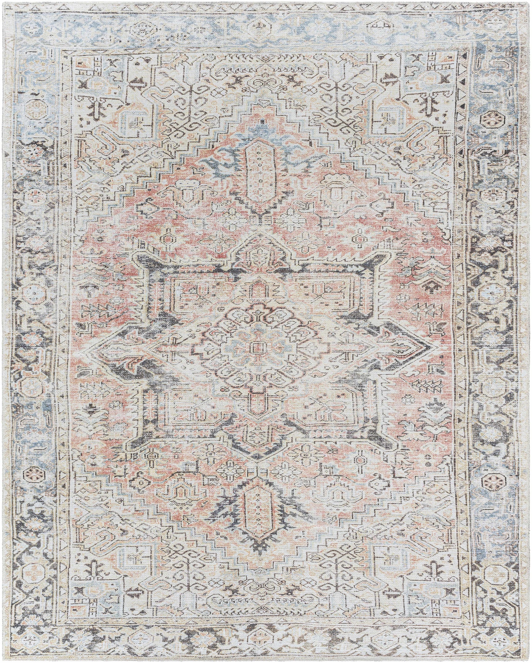 Darling Machine Woven Becki Owens x LIVABLISS BODA-2303 Washable Area Rug - Ornate Home
