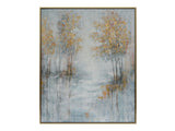 Darlington Blue/Gold Canvas - Ornate Home