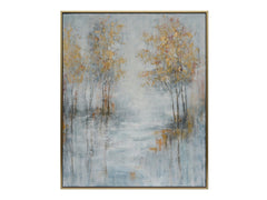 Darlington Blue/Gold Canvas - Ornate Home