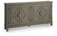 Darlock Warm Gray Accent Cabinet - Ornate Home