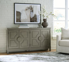 Darlock Warm Gray Accent Cabinet - Ornate Home
