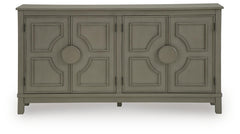 Darlock Warm Gray Accent Cabinet - Ornate Home