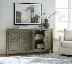 Darlock Warm Gray Accent Cabinet - Ornate Home