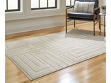 Darmondard Cream/Taupe Large Rug - Ornate Home