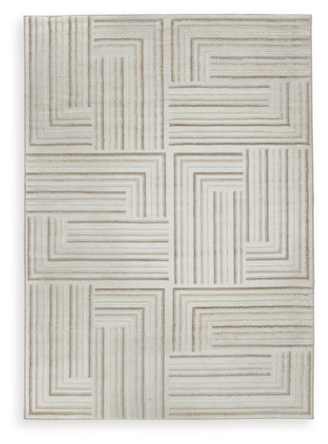 Darmondard Cream/Taupe Medium Rug - Ornate Home