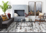 Darmstadt Abstract Gold and Blue Canvas Wall Art - Clearance - Ornate Home