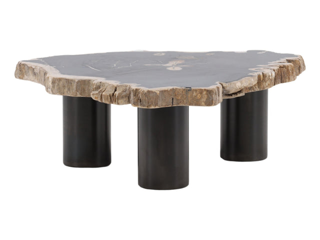 Darnell Natural/Black Coffee Table - Ornate Home