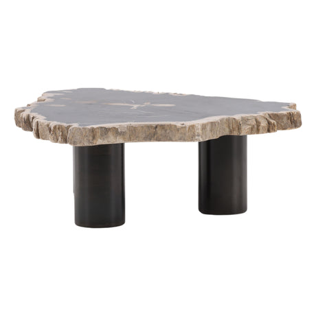 Darnell Natural/Black Coffee Table - Ornate Home