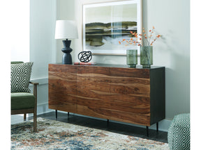 Darrey Natural/Brown Accent Cabinet (Online Special Price) - Ornate Home