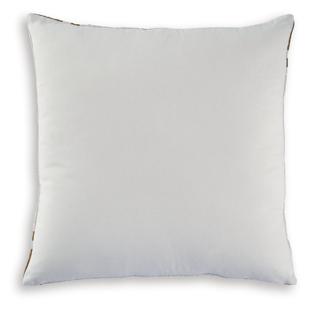 Darrman Ochre/Ivory Pillow (Set of 4) (Online Special Price) - Ornate Home