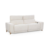 Darrow Ivory Reclining Sofa - Ornate Home