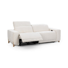 Darrow Ivory Reclining Sofa - Ornate Home