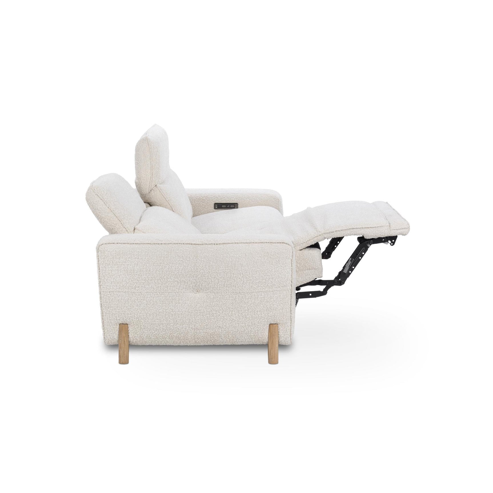 Darrow Ivory Reclining Sofa - Ornate Home