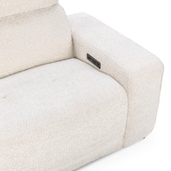 Darrow Ivory Reclining Sofa - Ornate Home