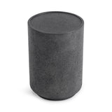 Darsa Dark Gray Outdoor Accent Table - Ornate Home