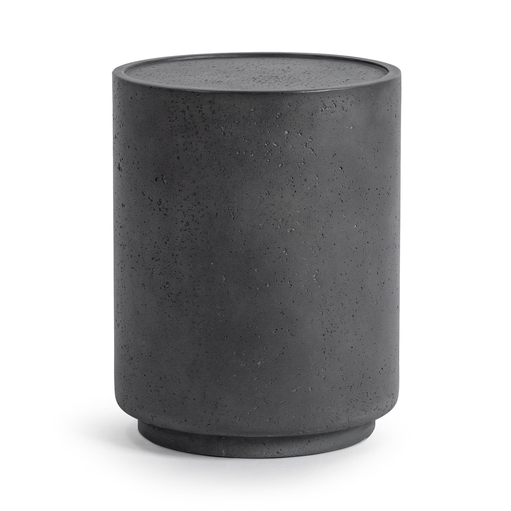Darsa Dark Gray Round Outdoor Accent Table - Ornate Home