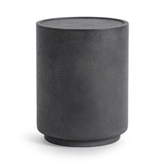 Darsa Dark Gray Round Outdoor Accent Table - Ornate Home