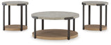 Darthurst Light Brown Coffee Table Set (Set of 3) (Online Special Price) - Ornate Home