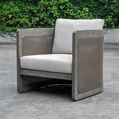Dartmoor Brown Outdoor Barrel Chair - Ornate Home