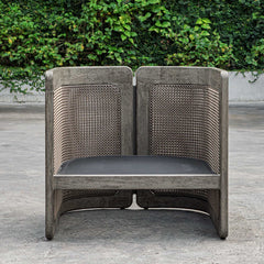 Dartmoor Brown Outdoor Barrel Chair - Ornate Home