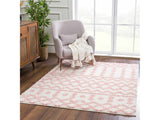 Darva Pink Plush Area Carpet - Ornate Home