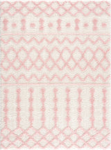 Darva Pink Plush Area Carpet - Ornate Home