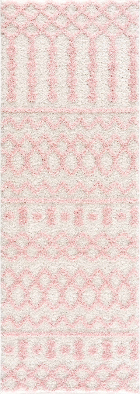 Darva Pink Plush Area Carpet - Ornate Home