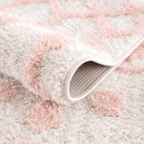 Darva Pink Plush Area Carpet - Ornate Home