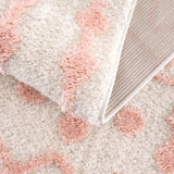 Darva Pink Plush Area Carpet - Ornate Home