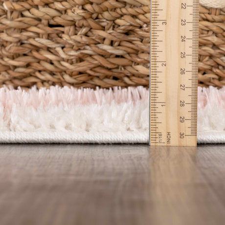 Darva Pink Plush Area Carpet - Ornate Home