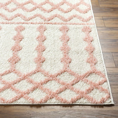 Darva Pink Plush Area Carpet - Ornate Home
