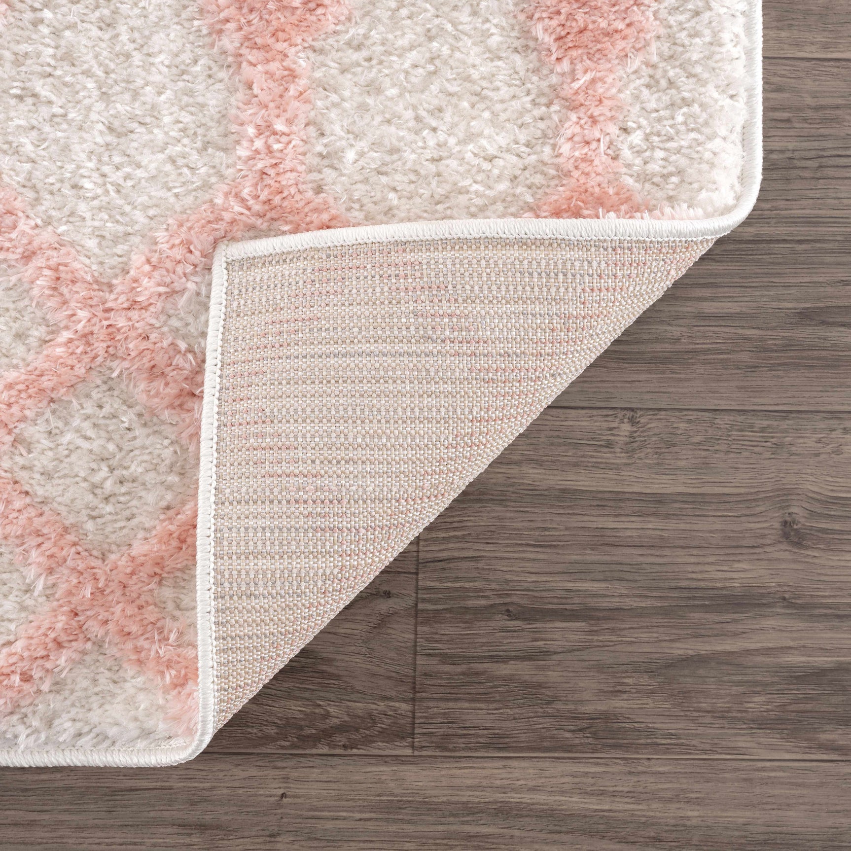 Darva Pink Plush Area Carpet - Ornate Home