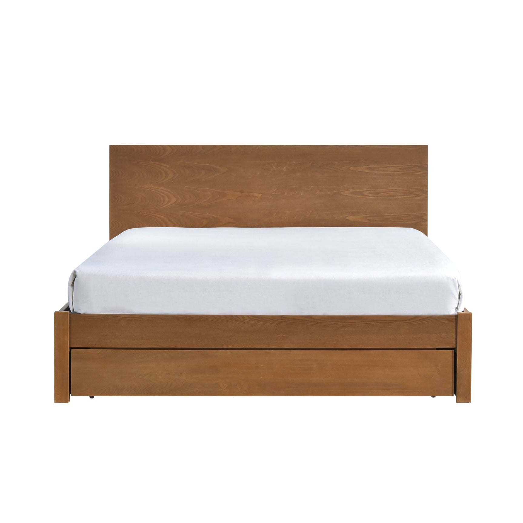 Darvane Wire-Brushed Brown Queen Bed - Ornate Home