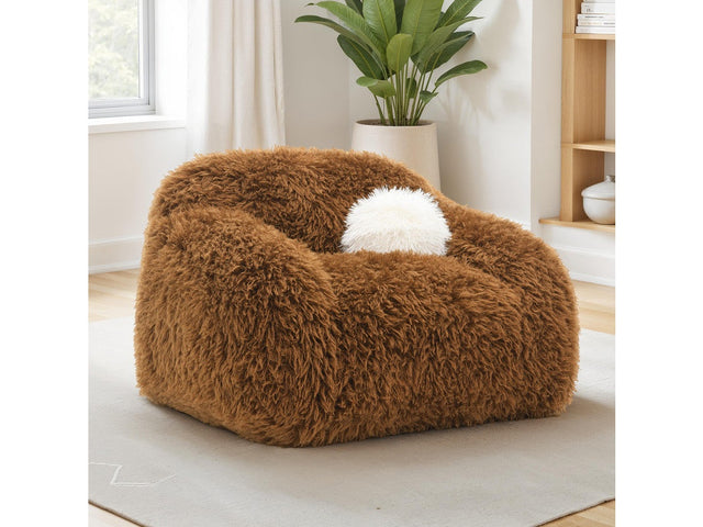 Darwen Camel Brown Swivel Chair - Ornate Home