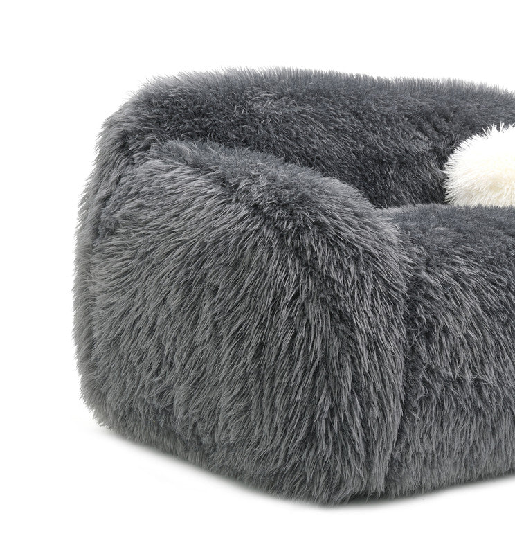 Darwen Dark Gray Loveseat - Ornate Home